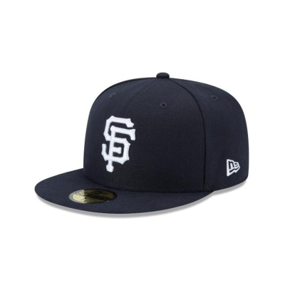 Blue San Francisco Giants Hat - New Era MLB MLB Basic 59FIFTY Fitted Caps USA3568172